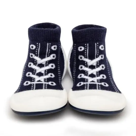 Komuello Toddler First Walk Sock Shoes - Sneakers Navy image {1}