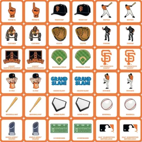 MasterPieces Officially Licensed MLB San Francisco Giants Matching Game for Kids and Families image {2}