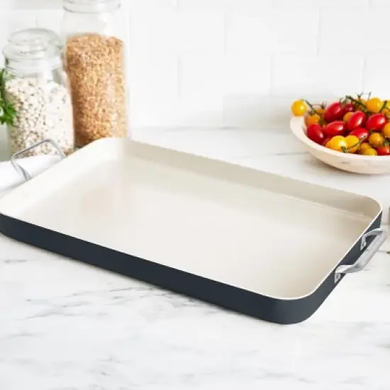 GreenPan Rio Double Burner Griddle - Black image {1}