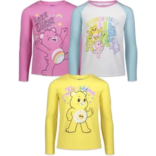 Care Bears 3 Pack Long Sleeve Graphic T-Shirts image {10}