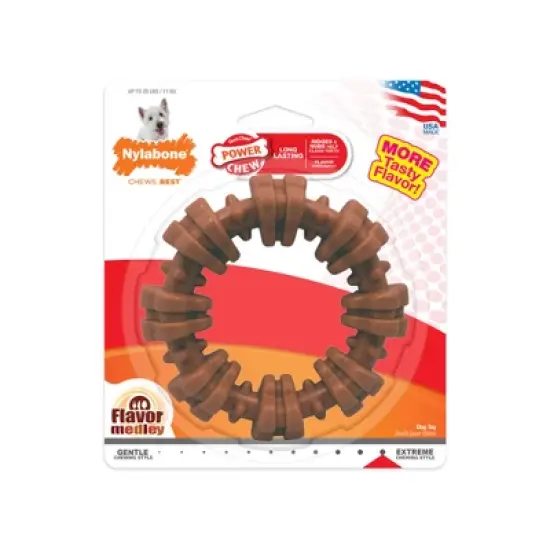 Nylabone Dura Chew Textured Ring - Flavor Medley image {2}