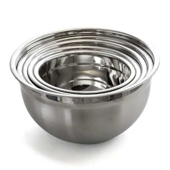 MegaChef 10 Piece Multipurpose Stackable Mixing Bowl and Lid Set image {2}