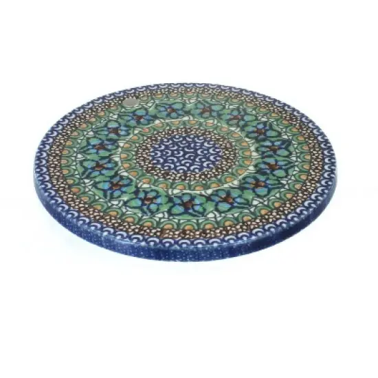 Blue Rose Polish Pottery 413-Trivet image {10}