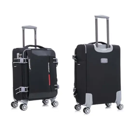 Dexmalle Softside Upright Luggage Set , Lightweight,4-Piece image {8}