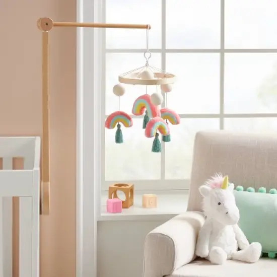 Rainbow Mobile Crib Toy - Cloud Island&trade; image {1}