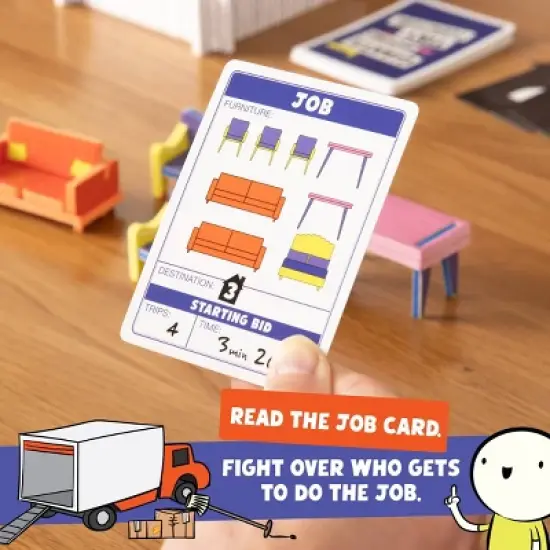 Exploding Kittens Giants Moving Tiny Furniture Game image {6}