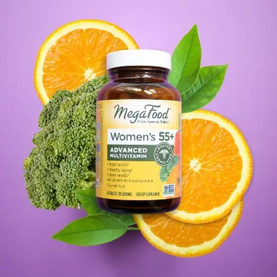 MegaFood Women's 55+ for Healthy Aging & Bone Health One Daily Multivitamin - 60ct image {4}