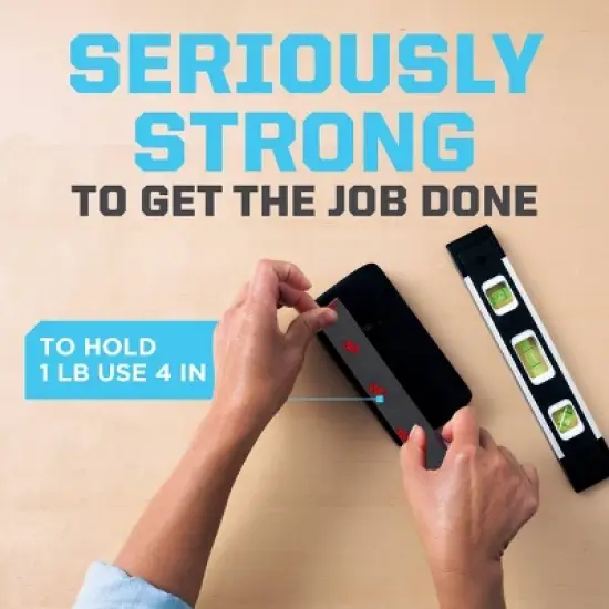 Scotch Mount Double-Sided Mounting Tape Clear 1" x 60": Heavy Duty Wall Tape, Double Stick for Art & Office image {5}