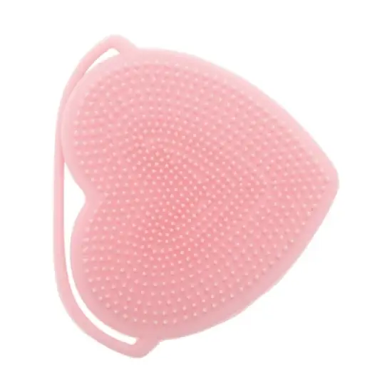 Unique Bargains Silicone Facial Cleansing Brush with Suction Cup 3.35"x2.95"x0.51" 1 Pc image {6}