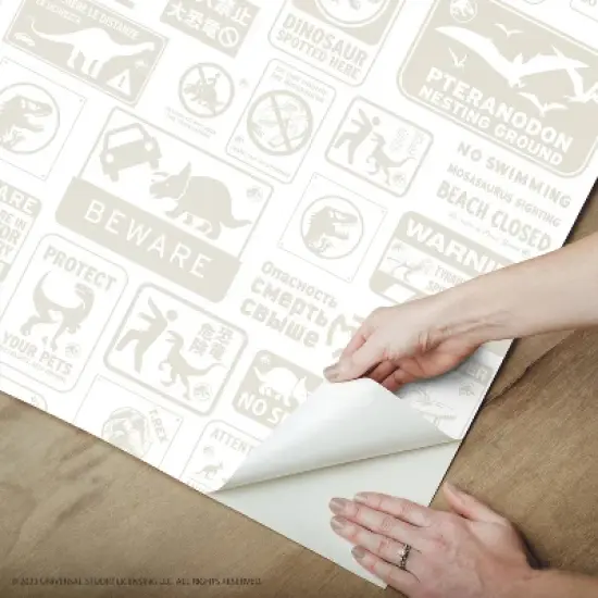 Jurassic World Dominion Signs Peel and Stick Wallpaper - RoomMates image {5}