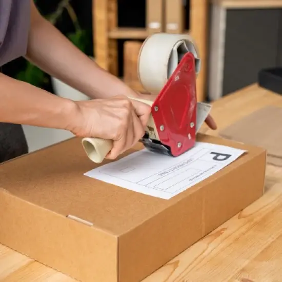 PSBM 36 Rolls 2.5 Mil Clear Carton Sealing Packaging Tape, 1.88" x 110 Yards (330 Ft.) image {5}