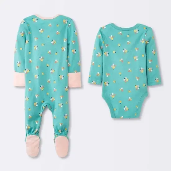 Baby Girls' Layette Garden Gifting Bundle - Cloud Island&trade; Floral image {2}