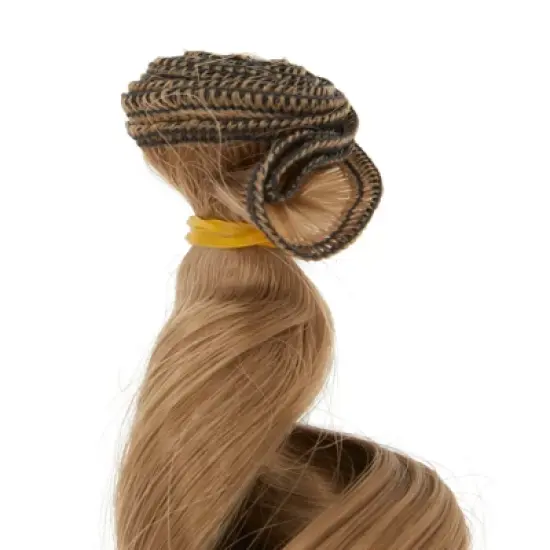 Bright Creations 10 Pack Curly Doll Hair Wefts Wigs for Crafts, Extensions & Rerooting, Natural Colors, 10 x 40 in image {5}