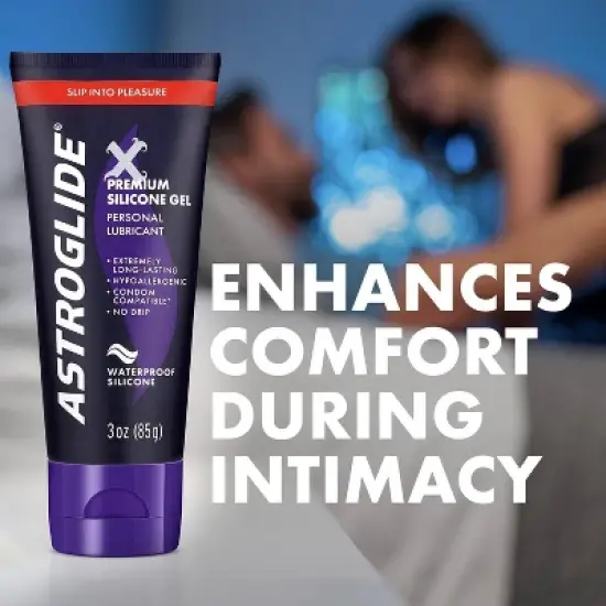 Astroglide X Premium Silicone Gel Personal Lube - 3oz image {3}