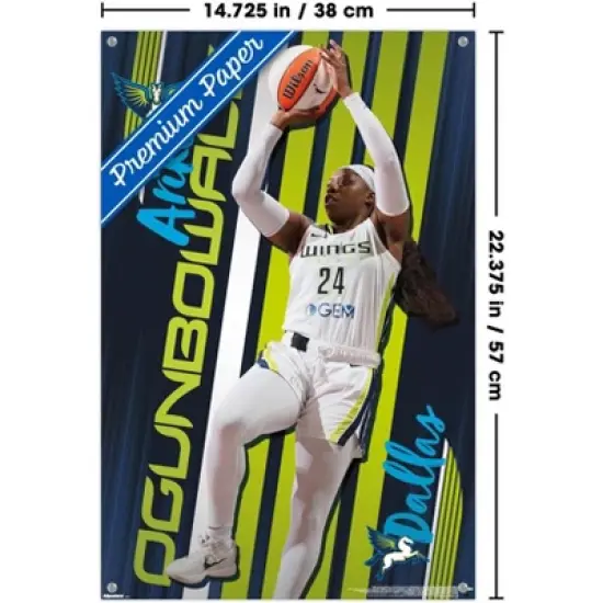Trends International WNBA Dallas Wings - Arike Ogunbowale 25 Unframed Wall Poster Prints image {2}