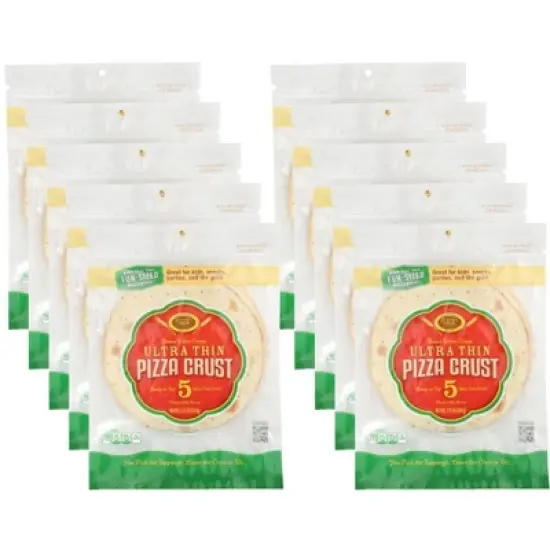 Golden Home Ultimate Thin Pizza Crust 7 Inch - Case of 10/8.75 oz image {5}