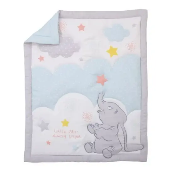 Disney Baby Dumbo - Shine Bright Little Star Nursery Crib Bedding Set - 3pc image {1}