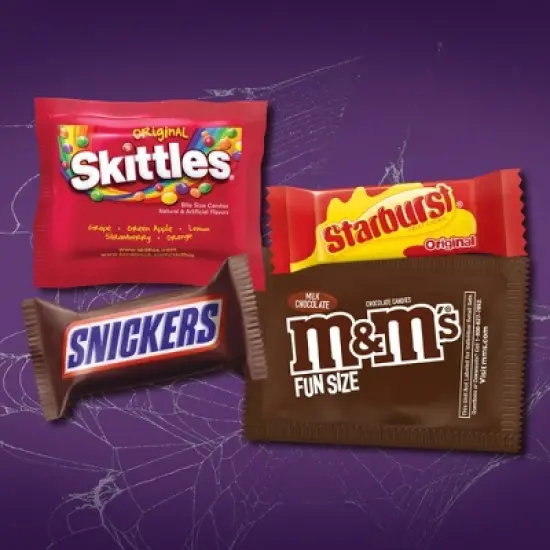 Starburst, Snickers, Skittles, & M&M's Halloween Variety Pack Fun Size - 68.69oz/150ct image {2}