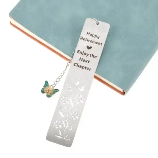 Unique Bargains Bookmarks Silver Tone 1 Pc image {3}