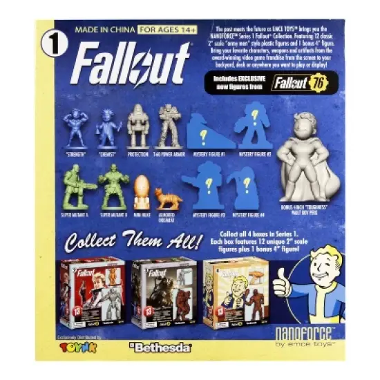 Toynk Fallout Nanoforce Series 1 Army Builder Figure Collection - Boxed Volume 1 image {2}