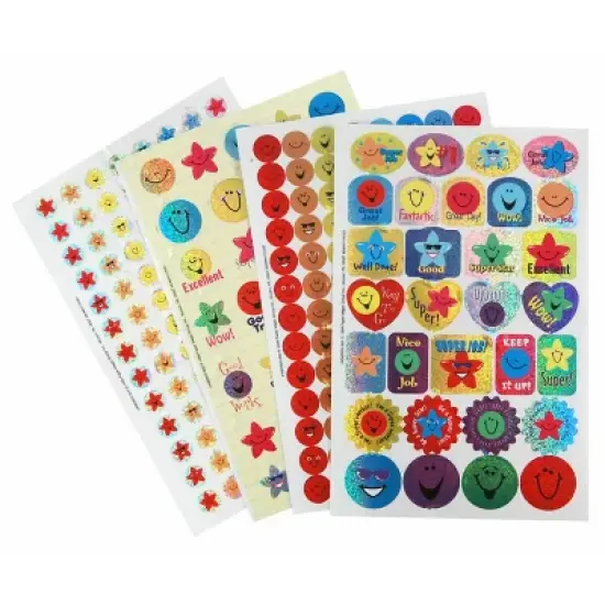 Eureka Stars & Smiles SPARKLE Sticker Book 268 ct. (EU-609400) image {2}