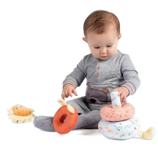 Manhattan Toy Safari Lion Plush Baby Stacking Toy image {2}