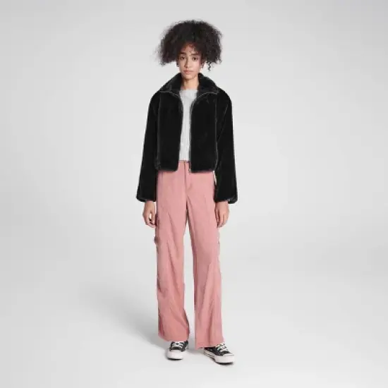 Women's Zip-Front Faux Fur Jacket - Wild Fable&trade; image {2}