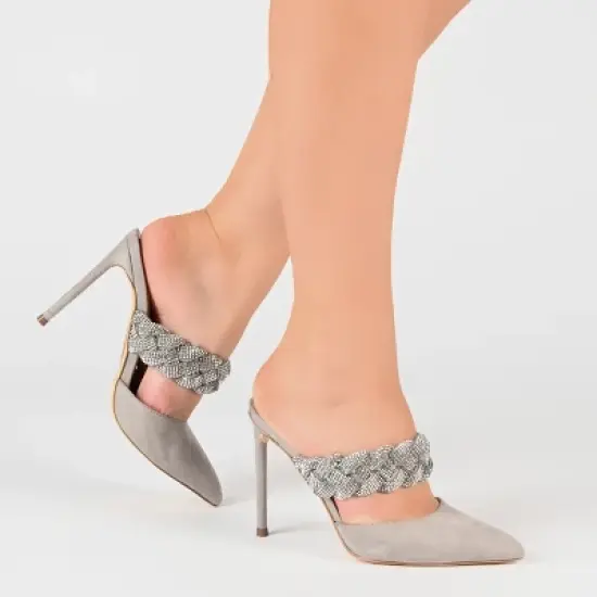 Journee Collection Womens Hazzl Tru Comfort Foam Pointed Toe High Stiletto Pumps image {8}