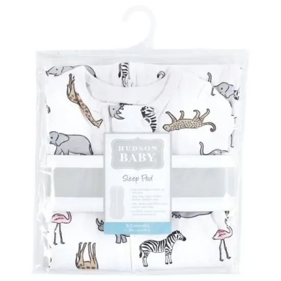 Hudson Baby Sleep Pod, Modern Pink Safari, 0-2 Months image {1}