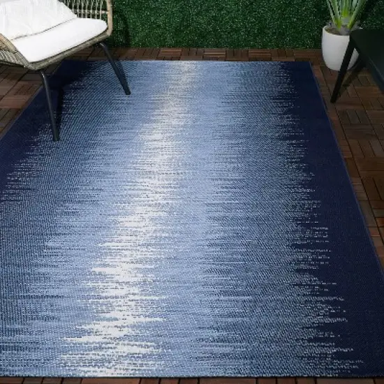 Indigo Ombre Outdoor Rug  Blue - Project 62&trade; image {1}
