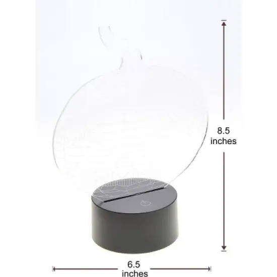 JuzToys 3D Pumpkin Laser Cut Precision LED Lights image {5}