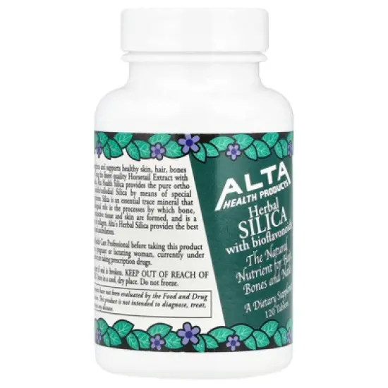 Alta Health Herbal Silica with Bioflavonoids, 120 Tablets image {3}