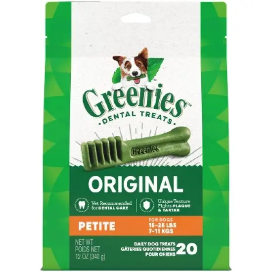 Greenies Petite Chewy Dental Dog Treats Original Chicken - 12oz/20ct image {14}