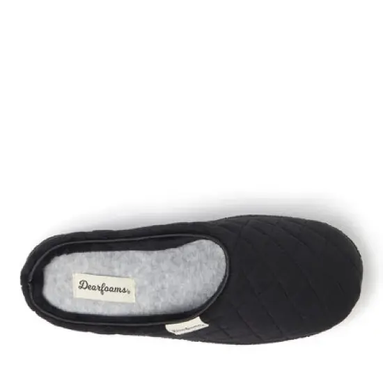 Dearfoams Women's Quilted Velour Clog Slipper image {2}