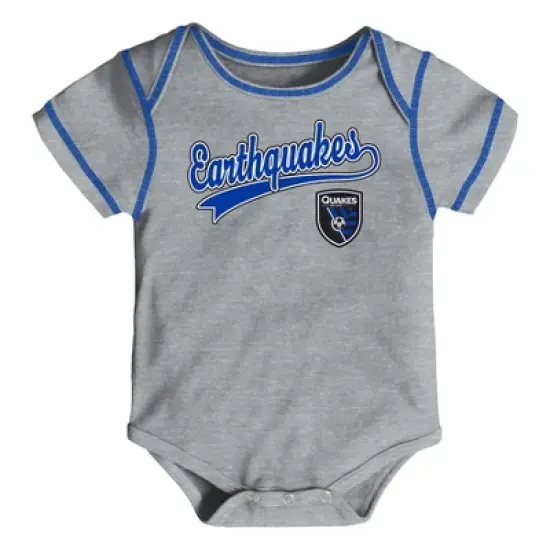 MLS San Jose Earthquakes Baby Boys' 3pk Bodysuit Set image {2}