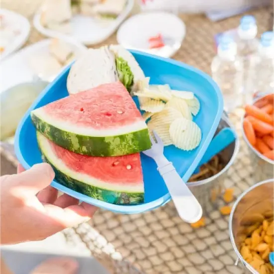 Re-Play Flat Plates - Colorwheel - 6pk image {1}