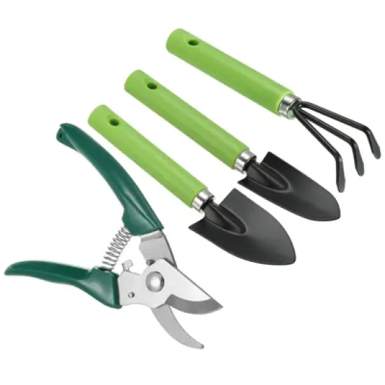 Unique Bargains Durable Garden Yard Lawn Tool Set with Pouch Green 1 Set image {3}