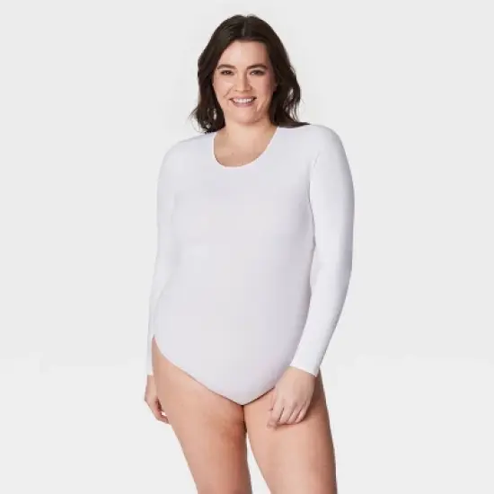 ASSETS by SPANX Women's Long Sleeve Thong Bodysuit image {4}