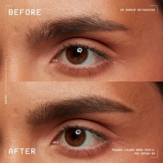 NYX Professional Makeup Powder Louder Brow Pencil - 0.13oz image {9}