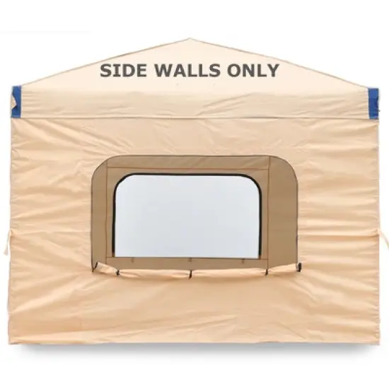 Aoodor Canopy Sidewall Replacement with 2 Side Zipper and Windows for 10' x 10' Pop Up Canopy Tent (Sidewall Only) image {9}