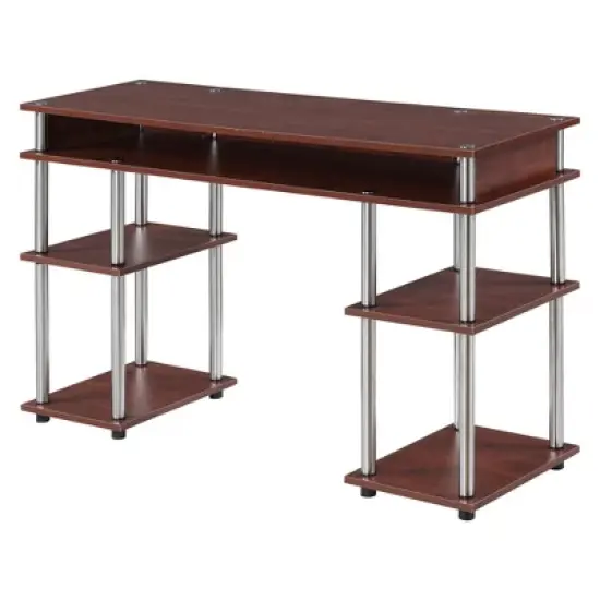 Designs2Go No Tools Student Desk with Shelves - Breighton Home image {3}