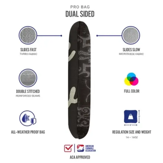 Yee Haw Synergy Pro Gray Cornhole Bags (Set of 4) image {2}