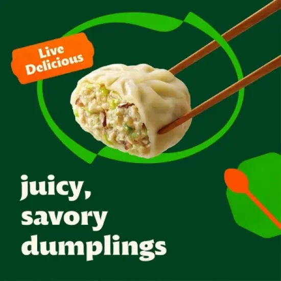 bibigo Frozen Chicken & Vegetable Steamed Dumplings - 6.6oz image {9}