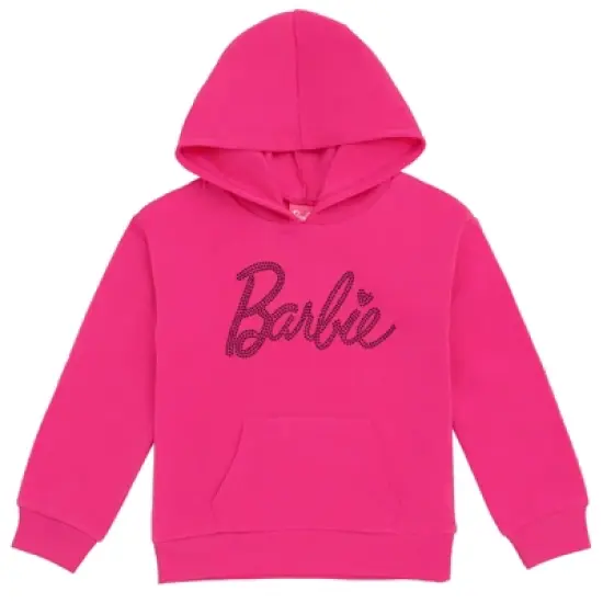 Barbie Girls Fleece Pullover Hoodie Toddler to Big Kid image {2}