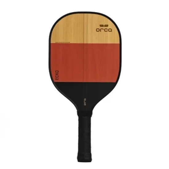 Orca Echo Wood Pickleball Paddle Deluxe Combo Set - Yellow/Orange/Black image {1}