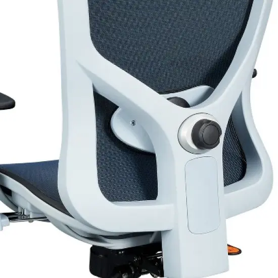 High Back Executive Mesh Office Chair Blue - Techni Mobili image {5}