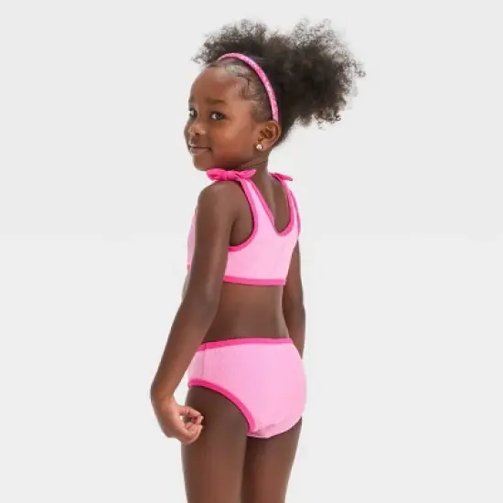 Toddler Girls' Barbie Tankini Set - Pink image {2}