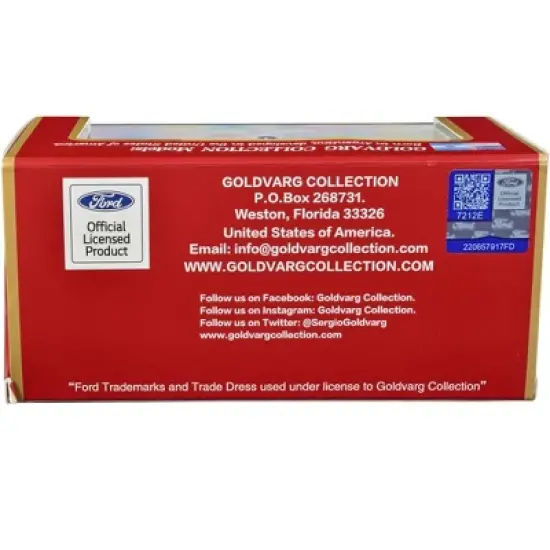 1959 Ford Fairlane 500 Indian Turquoise & White w/Light Green Interior Ltd Ed to 240 pcs 1/43 Model Car by Goldvarg Collection image {1}