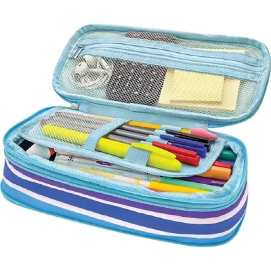 Teacher Created Resources&reg; Colorful Stripes Pencil Case, Pack of 3 image {3}