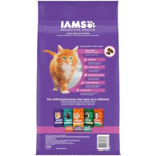 IAMS Proactive Health with Chicken Kitten Premium Dry Cat Food image {2}